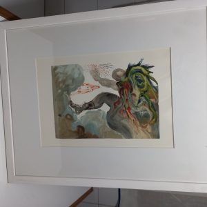 LA DIVINA COMEDIA.  EL INFIERNO CANTO 24.  de Salvador Dalí