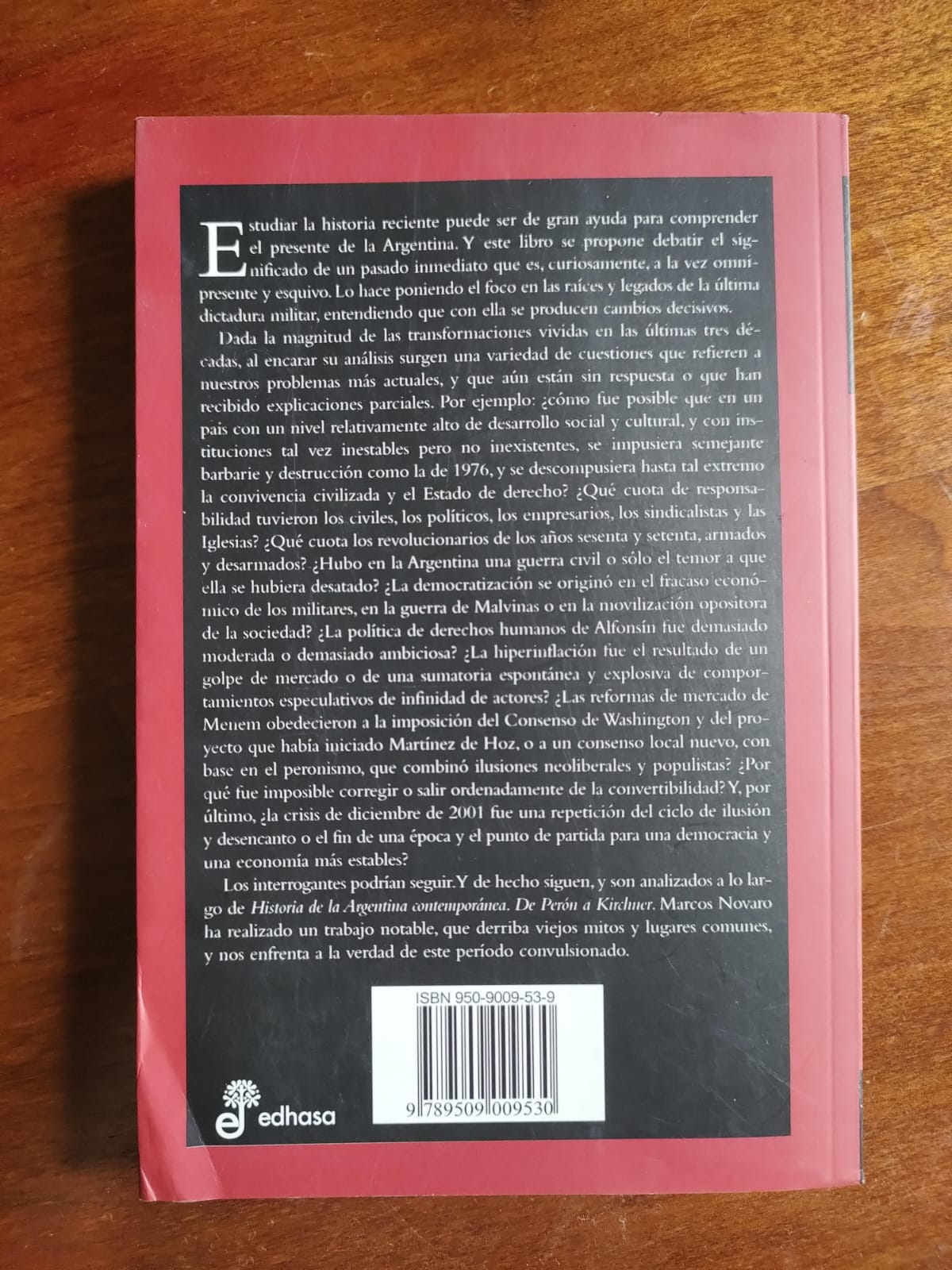 HISTORIA DE LA ARGENTINA CONTEMPORÁNEA: DE PERÓN A KIRCHNER de Marcos Novaro - Imagen 4