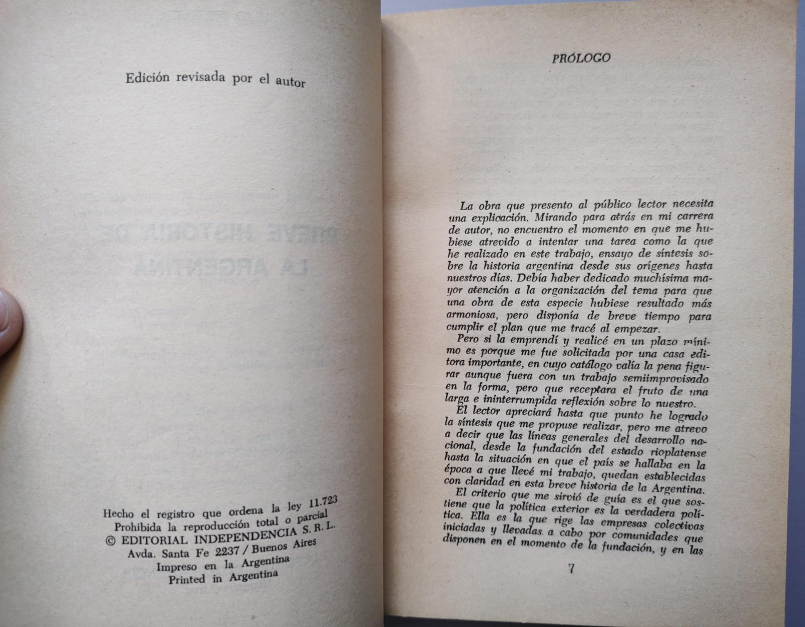 BREVE HISTORIA DE LA ARGENTINA de Julio Irazusta - Imagen 2