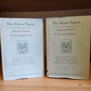 THE ADAMS PAPERS, ADAMS FAMILY CORRESPONDENCE, VOLUMEN V Y VI de Richard Alan Ryerson