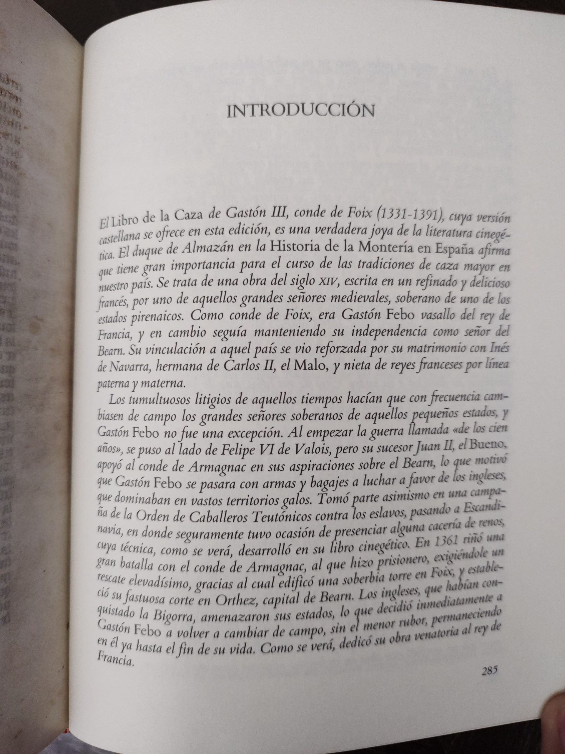 EL LIBRO DE LA CAZA de Gastón Phoebus. - Imagen 8