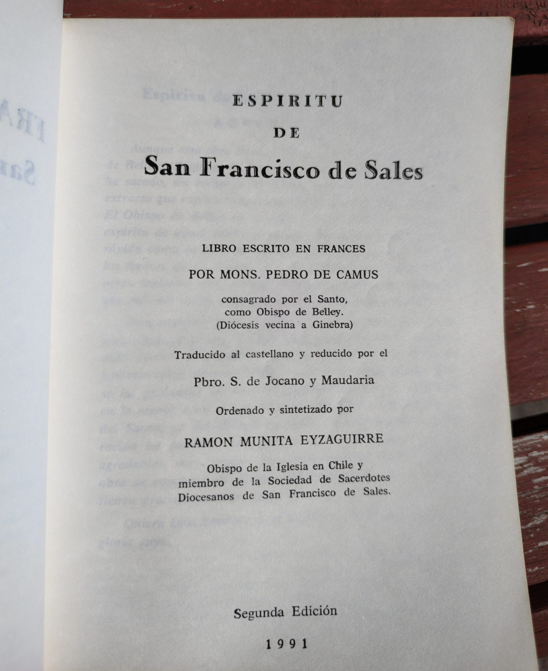FRANCISCO DE SALES: SANTO DE AYER Y DE HOY de Mons. Pedro de Camus - Imagen 2