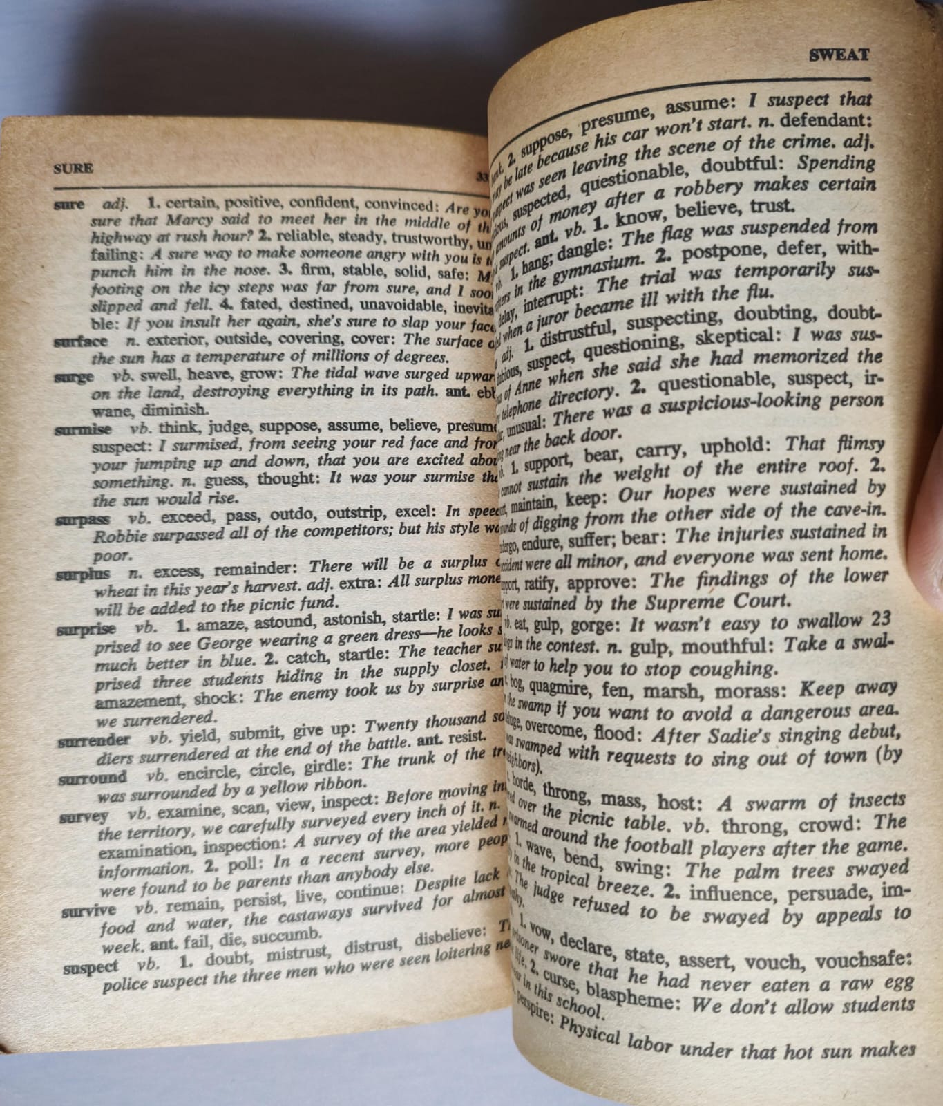 THE BASIC BOOK OF SYNONYMS AND ANTONYMS de Laurence Urdang - Imagen 3