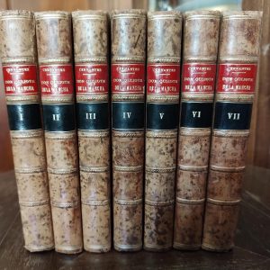EL INGENIOSO HIDALGO DON QUIJOTE DE LA MANCHA, TOMO I-VII de Miguel de Cervantes dispuesta por Francisco Rodríguez Marín