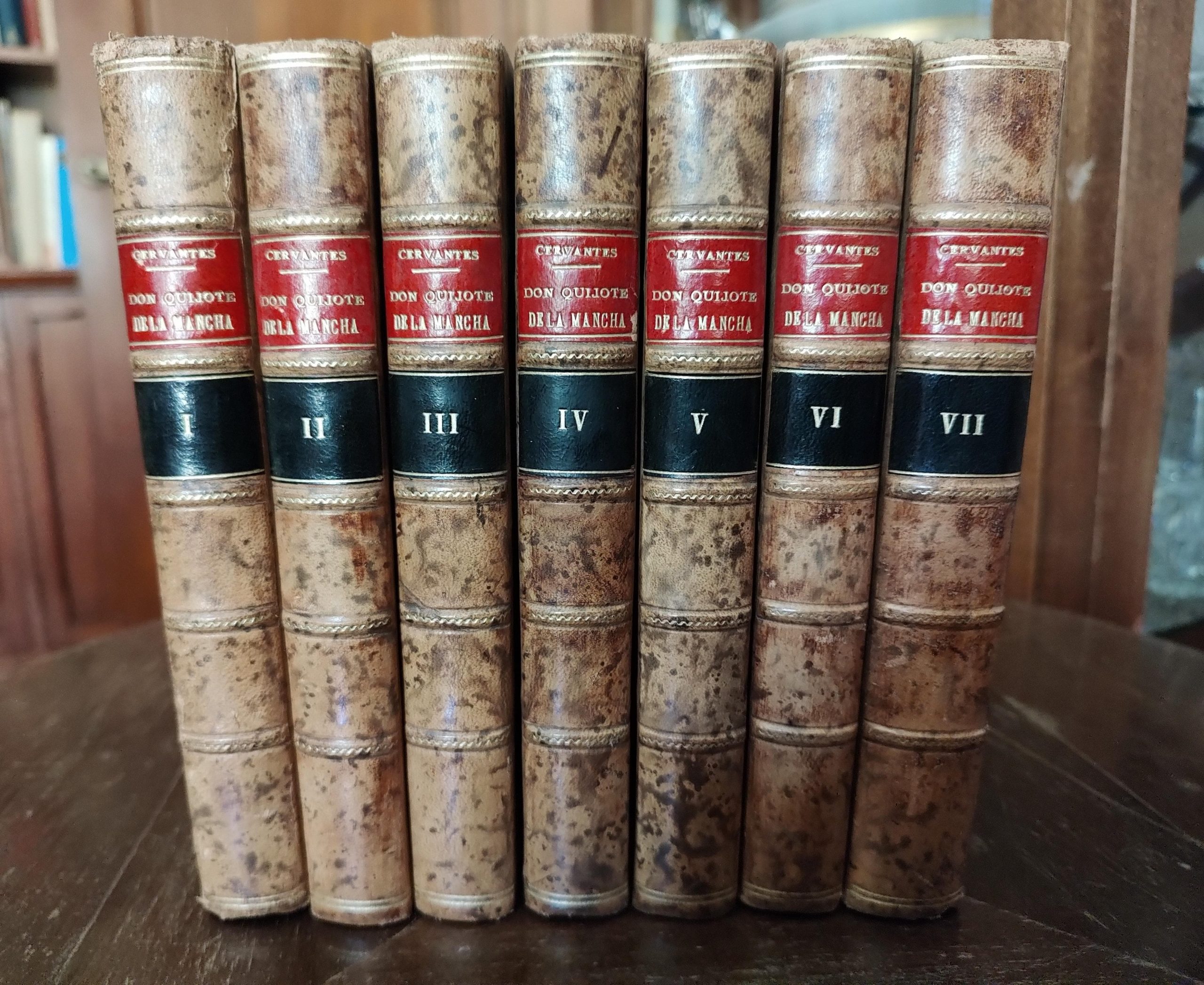 EL INGENIOSO HIDALGO DON QUIJOTE DE LA MANCHA, TOMO I-VII de Miguel de Cervantes dispuesta por Francisco Rodríguez Marín