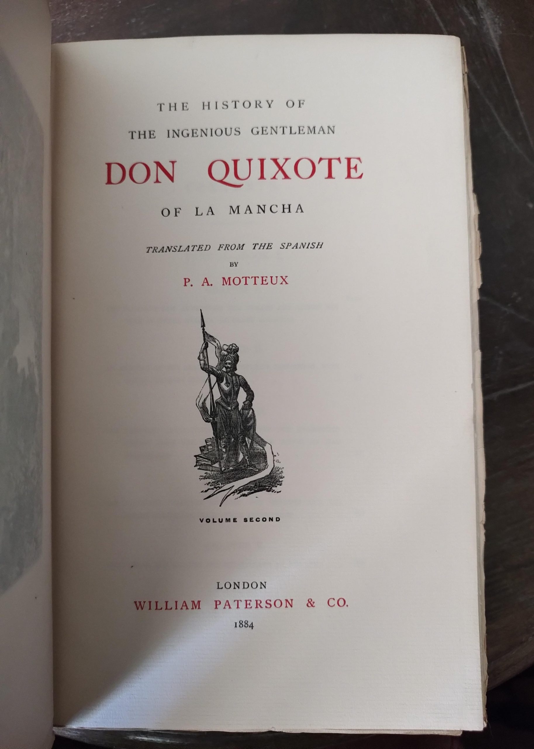 DON QUIXOTE OF LA MANCHA (1884), TOMOS I, II, III Y IV (INGLÉS) de P. A. Motteux - Imagen 4