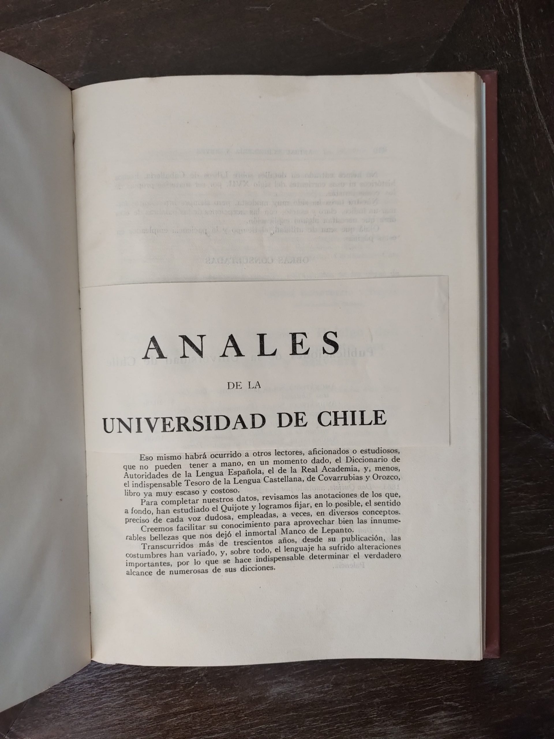 VOCABULARIO DEL QUIJOTE de Aníbal Echeverría y Reyes - Imagen 2