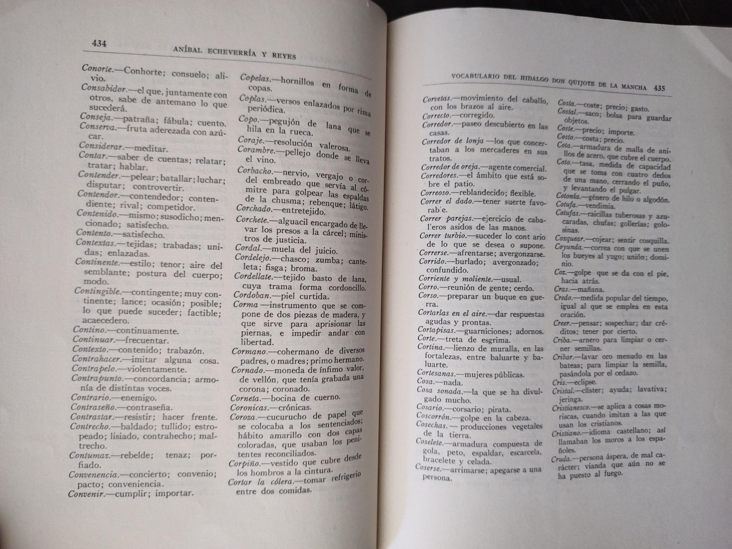 VOCABULARIO DEL QUIJOTE de Aníbal Echeverría y Reyes - Imagen 5