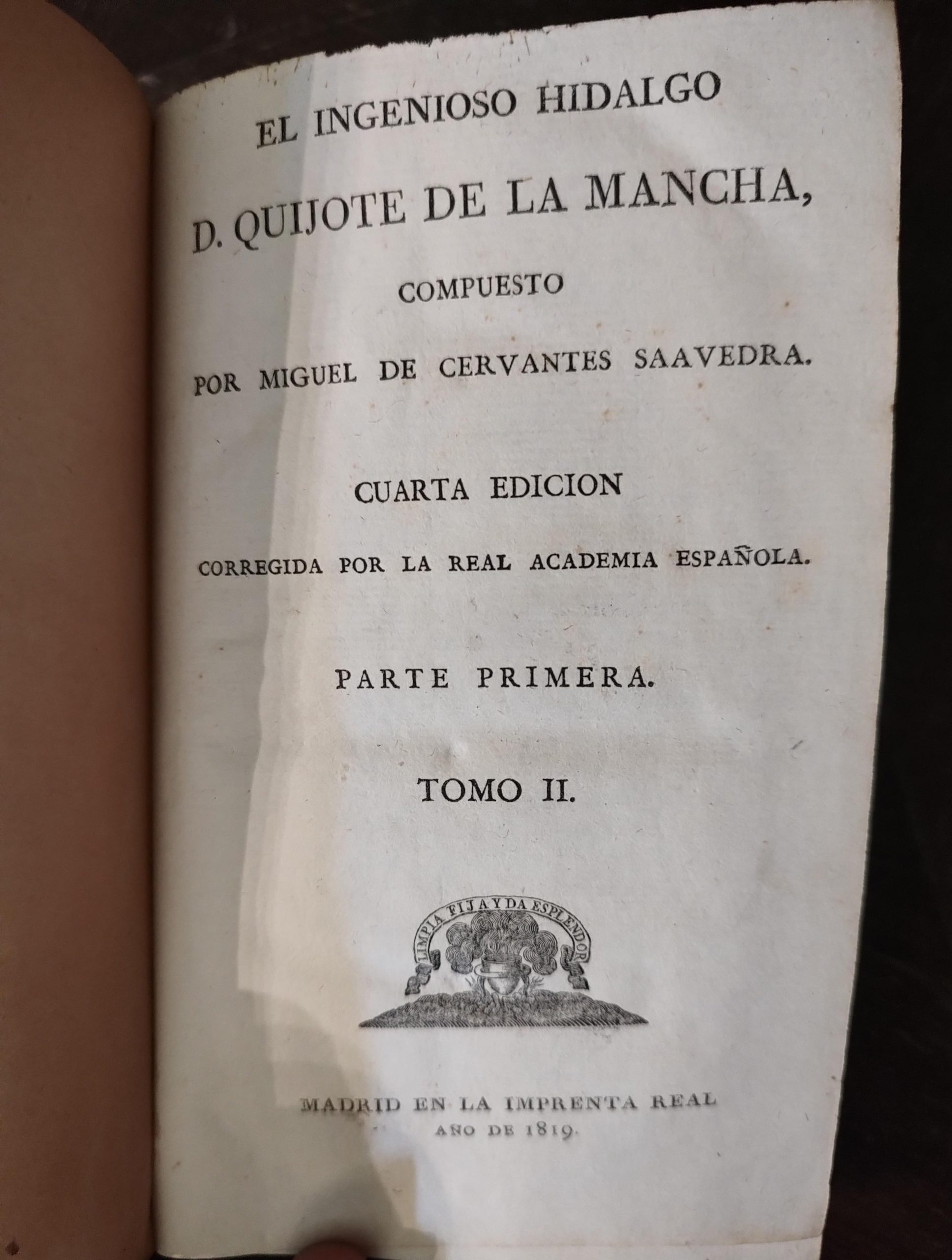 EL INGENIOSO HIDALGO DON QUIJOTE DE LA MANCHA, TOMOS I-IV de Cervantes, corregido por la RAE - Imagen 4