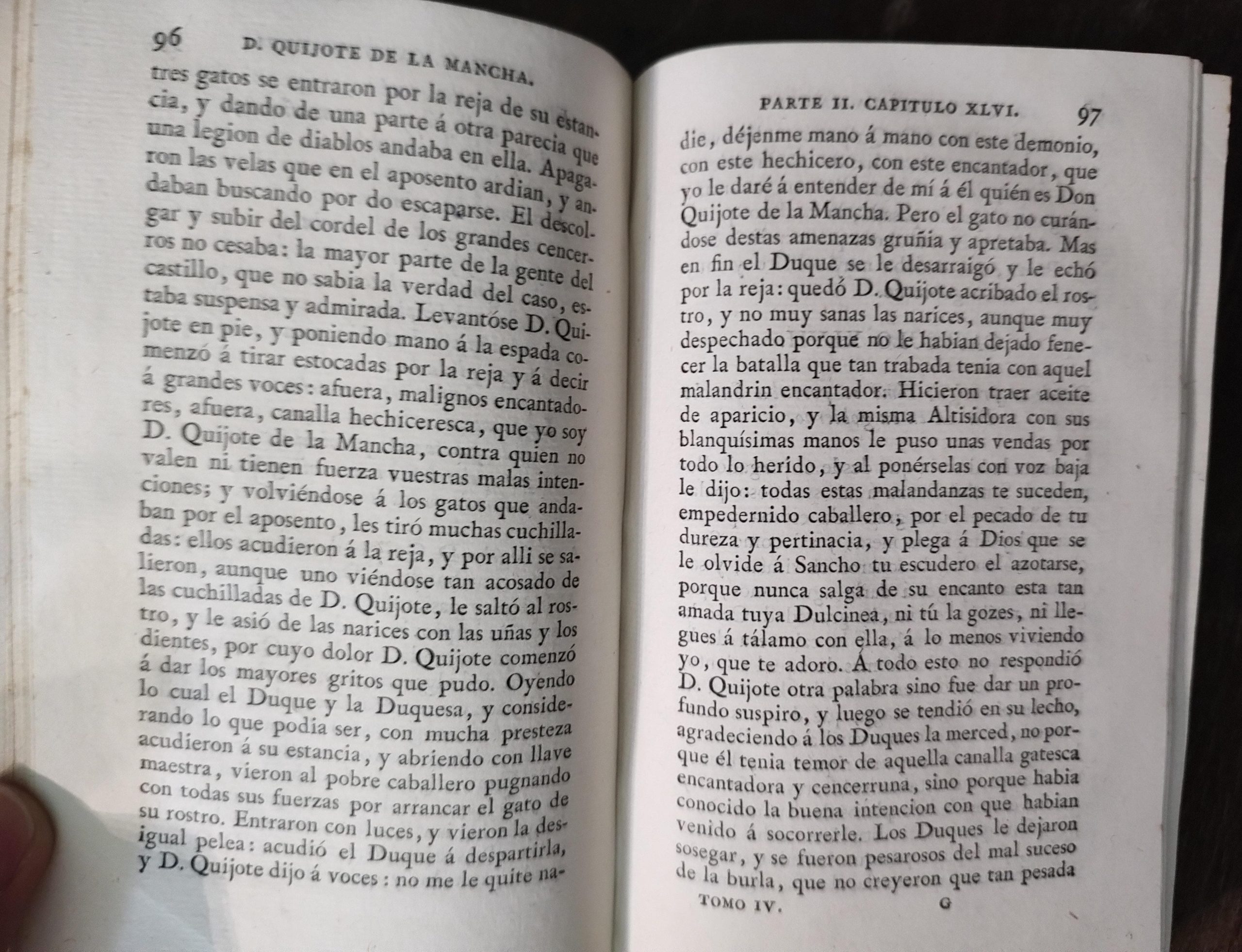 EL INGENIOSO HIDALGO DON QUIJOTE DE LA MANCHA, TOMOS I-IV de Cervantes, corregido por la RAE - Imagen 9