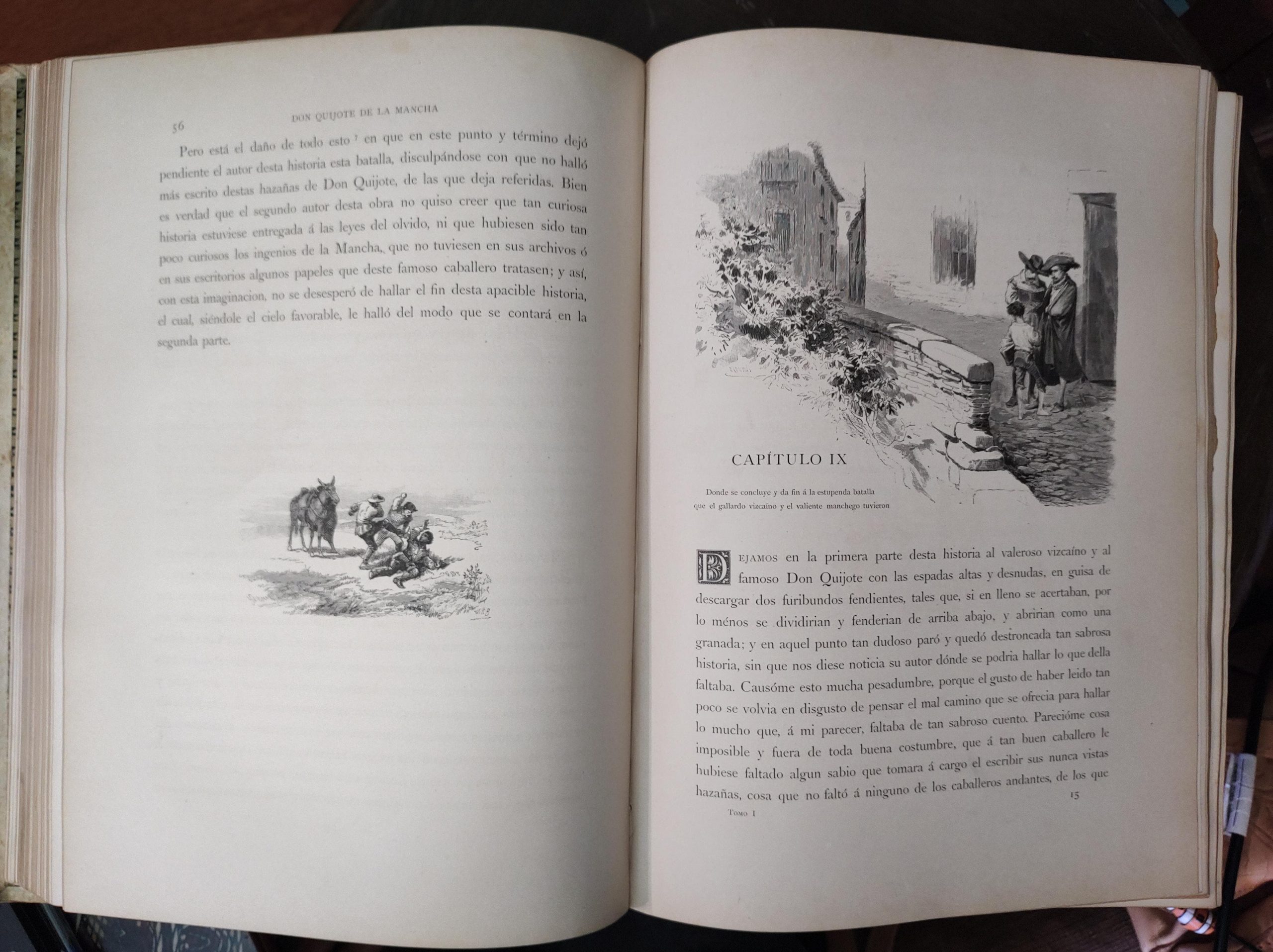 DON QUIJOTE DE LA MANCHA, TOMO I Y II de Nicolás Díaz de Benjumea 1883 - Imagen 6