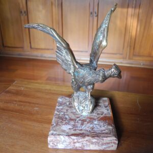 El Orgulloso Condor Chileno En Bronce Solido