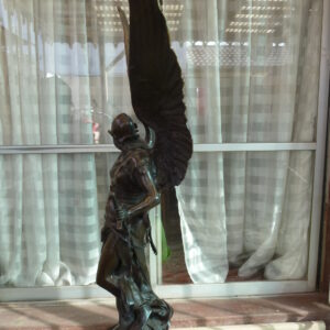 Imponente Escultura De Bronce