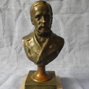 Estatua De Bronce Paris De Pasteur Siglo 19