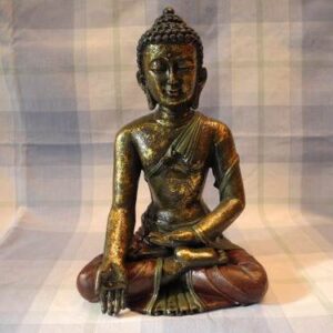 Estatua Tibetana De Buda Seat Sakyamuni 32 Cm De Alto