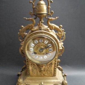 Fino Reloj De Mesa . Art Nouveau 1900