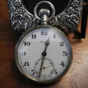 Reloj De Bolsillo Rolex Legitimo Plata