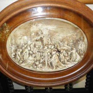 Obra De Arte en Madera y Pasta Inglesa