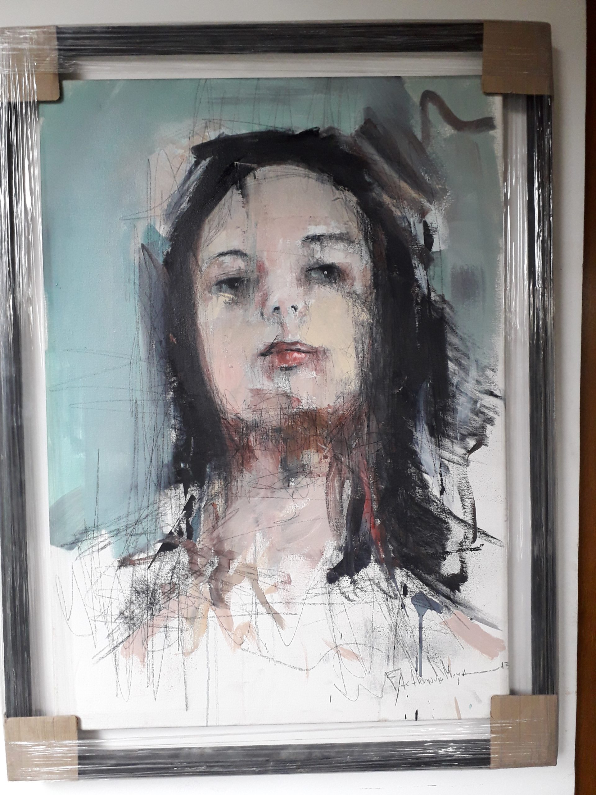Pintura Felipe Achondo. Óleo Sobre Tela