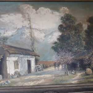 Pintura Alberto Lobos La Generacion del 13 y Neruda