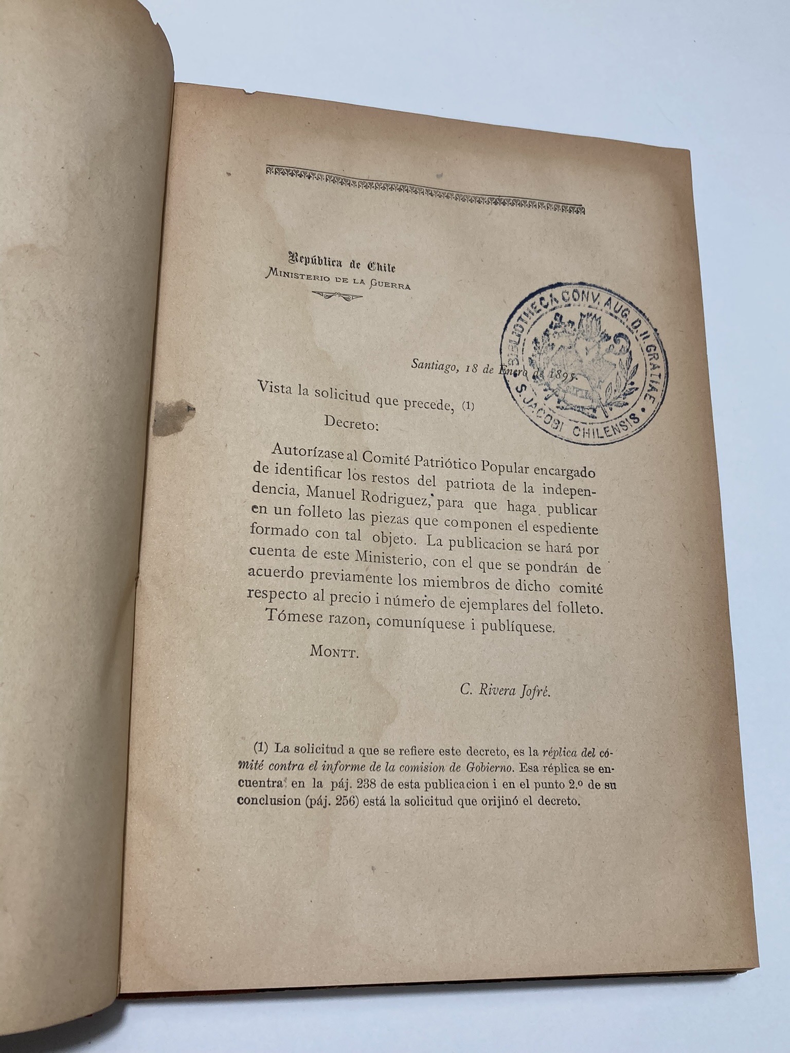 LOS RESTOS DE MANUEL RODRÍGUEZ 1818 +1895 (recopilación original) - Imagen 4