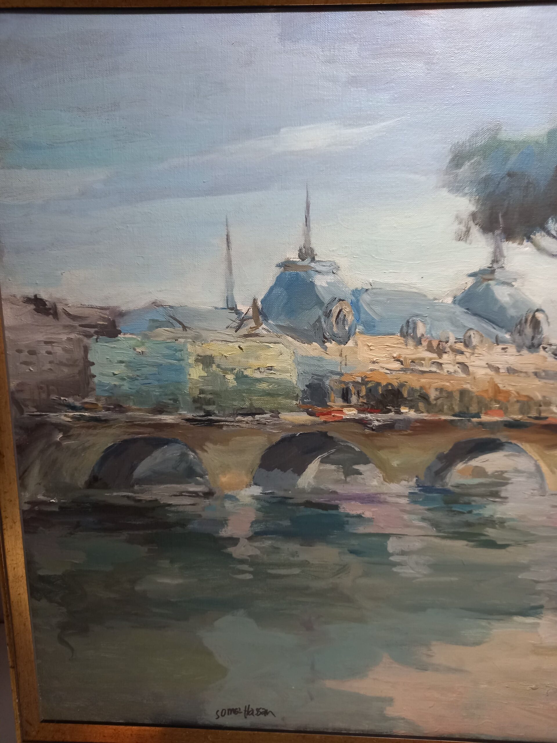 Gómez Hassan Vista del Senna en D´Orsay. Paris - Imagen 4