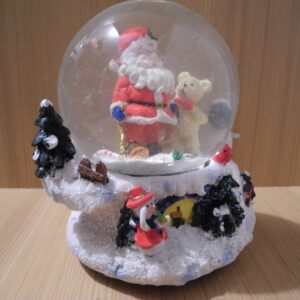 Caja Musical Melodía Y Motivo De Navidad Vintage