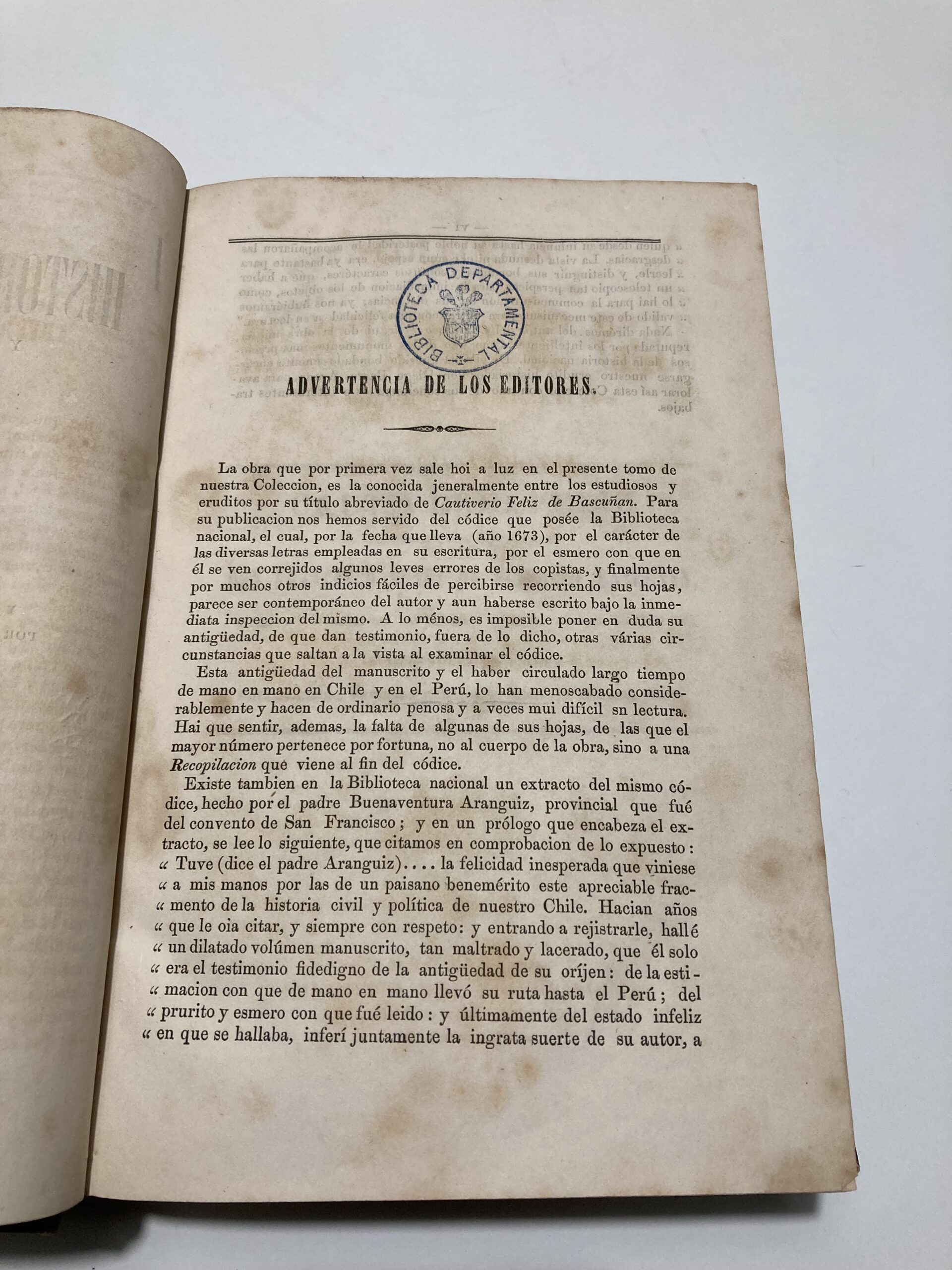 Colección de Historiadores de Chile y Documentos Relativos a la Historia Nacional TOMO III (1863) Y IV (1864) - Imagen 5