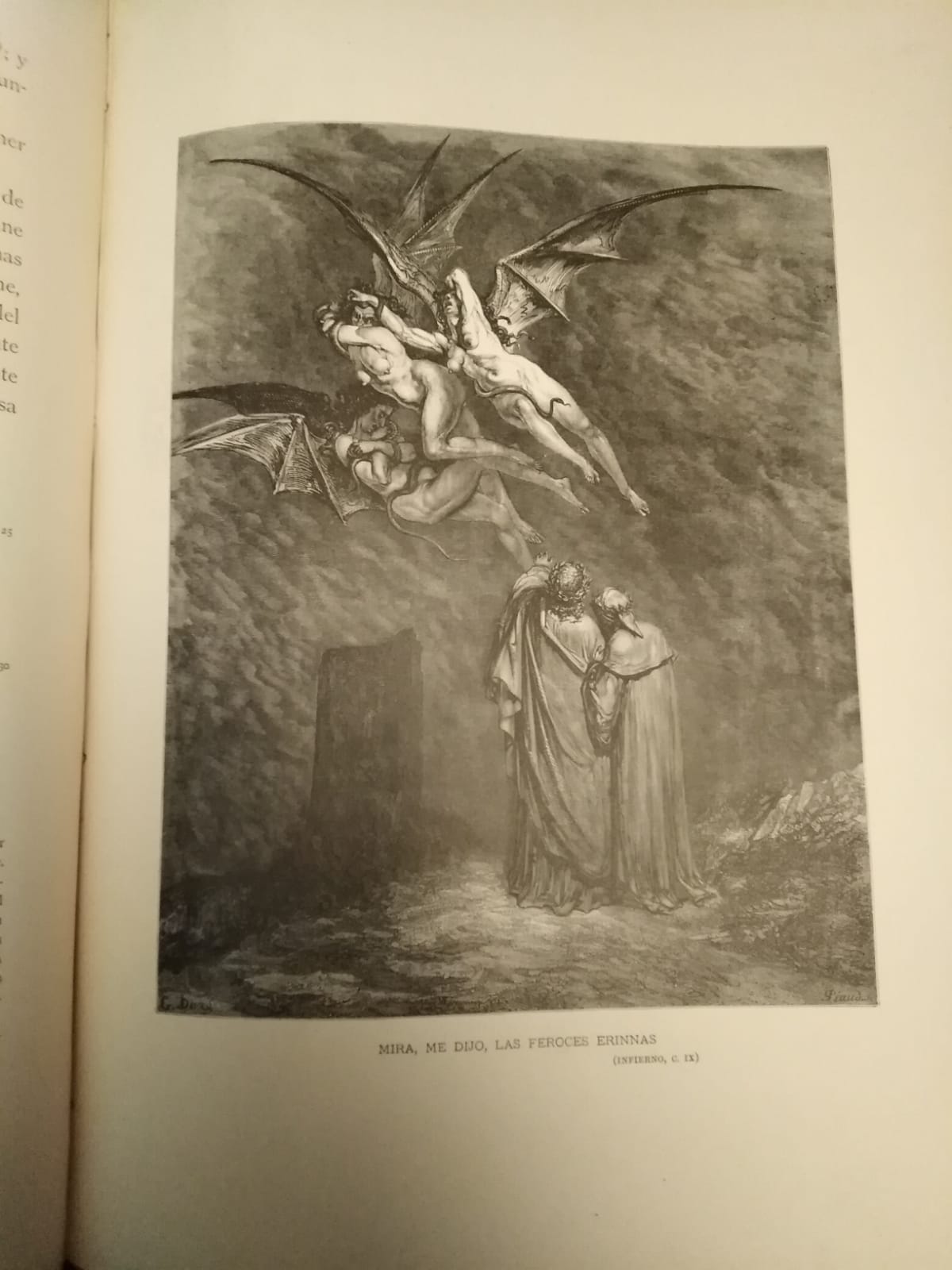 La Divina Comedia - Dante Alighieri - Edición de 1884 "Montaner & Simon" / Ilustraciones de Gustav Doré
