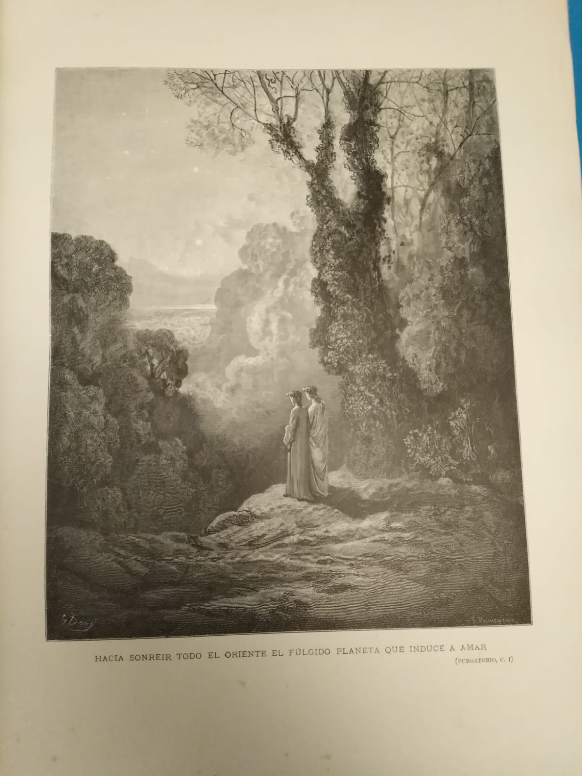 La Divina Comedia - Dante Alighieri - Edición de 1884 "Montaner & Simon" / Ilustraciones de Gustav Doré