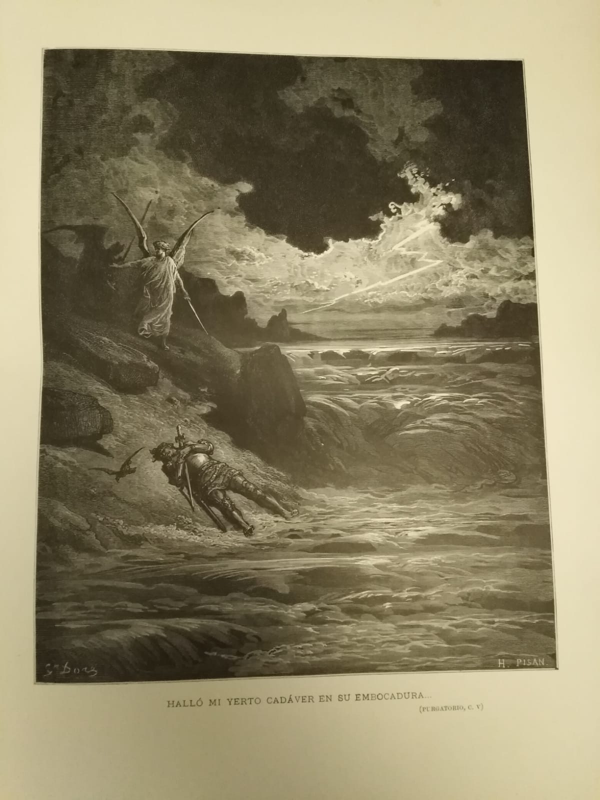 La Divina Comedia - Dante Alighieri - Edición de 1884 "Montaner & Simon" / Ilustraciones de Gustav Doré