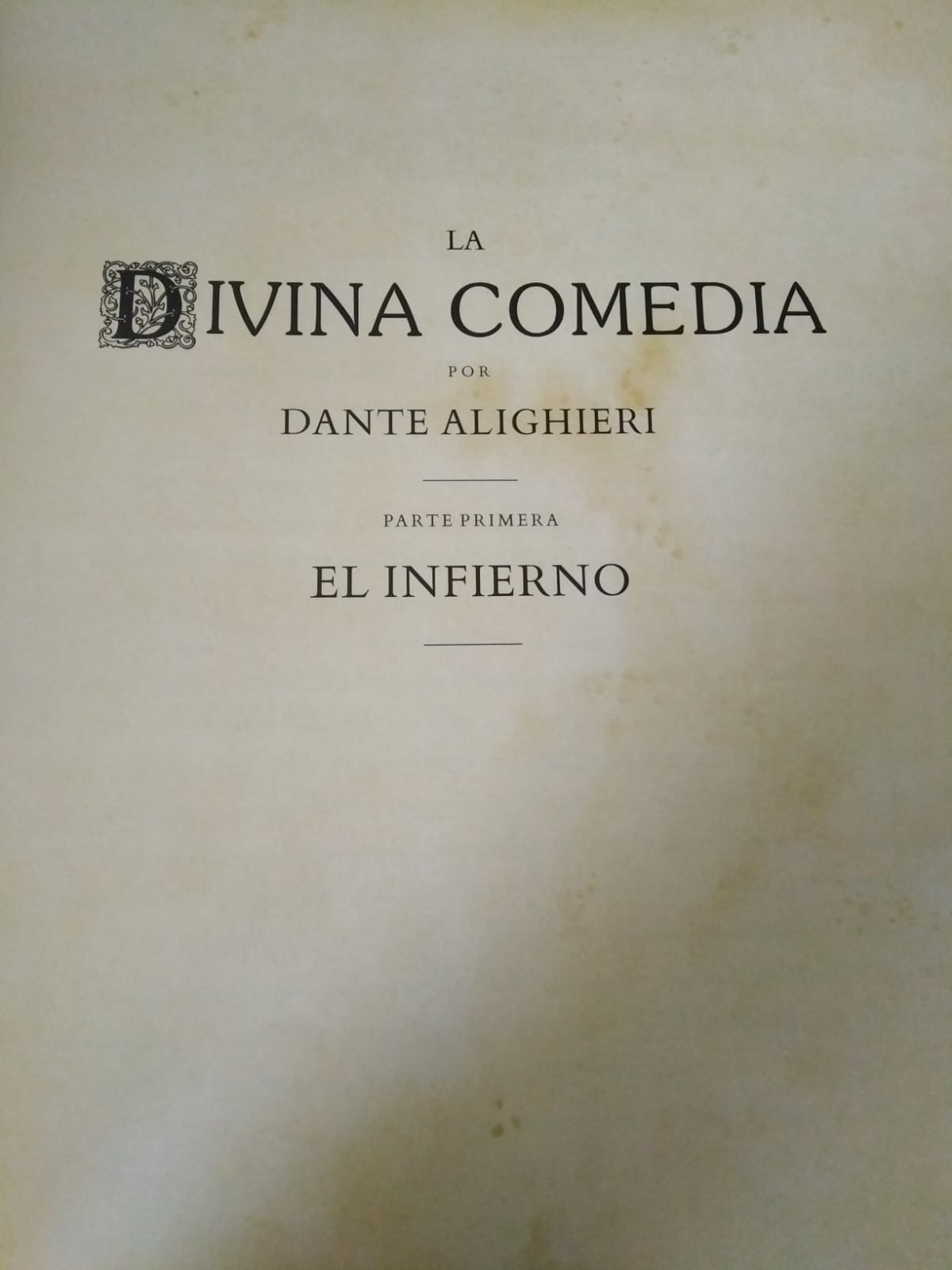 La Divina Comedia- Dante - 2 Volúmenes