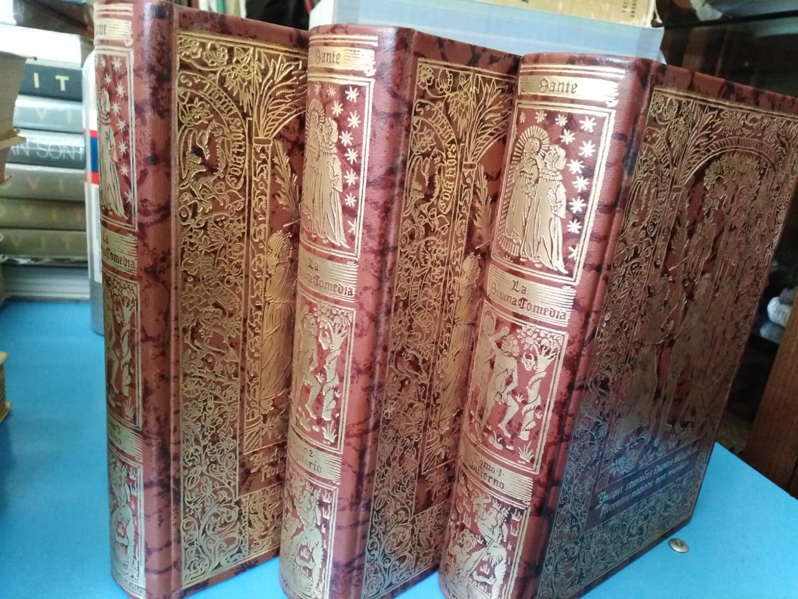 LA DIVINA COMEDIA - Dante Alighieri -III Tomos - 1975 - círculo de Bibliófilos