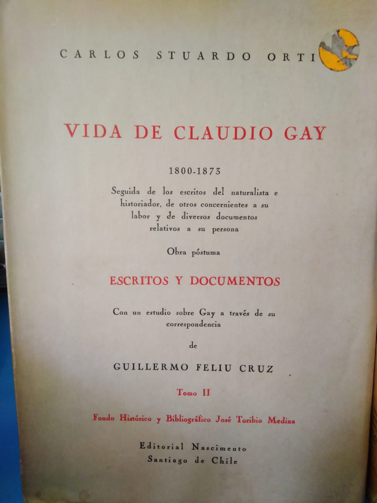 Vida de Claudio Gay