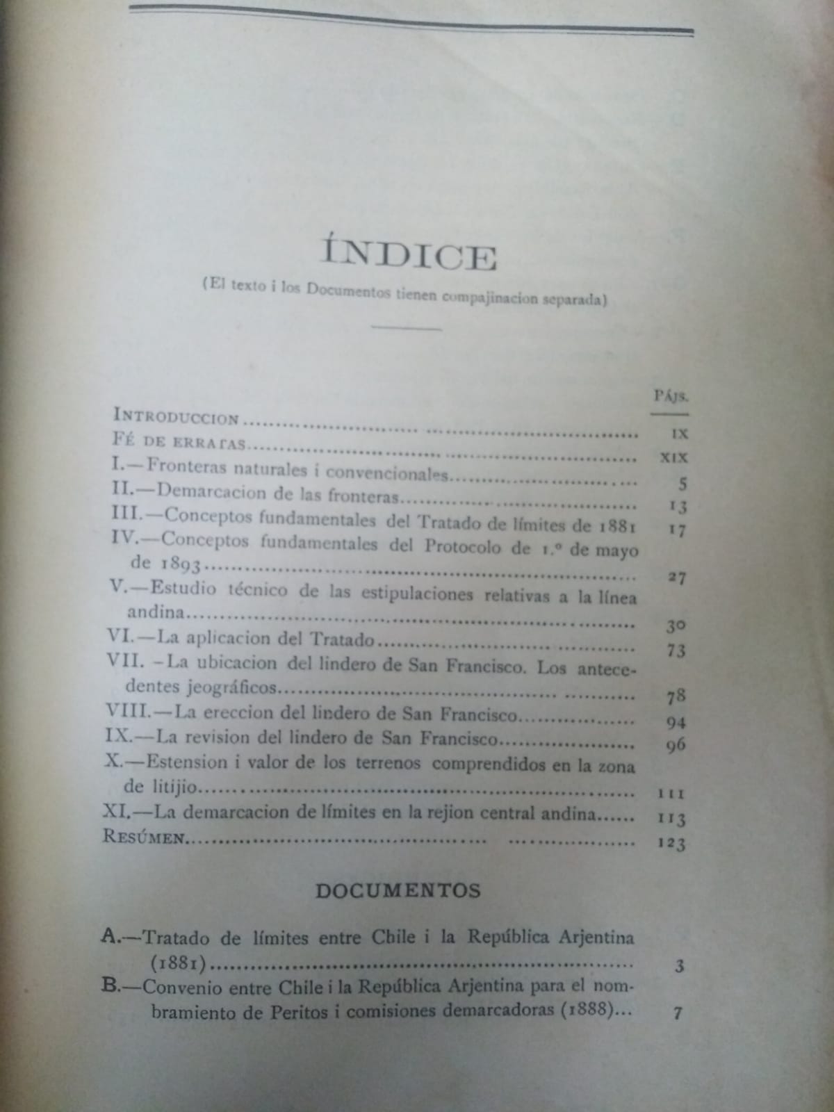 Estudio técnico para la Demarcación de Límites entre Chile i Arjentina - Alejandro Bertrand - 1895