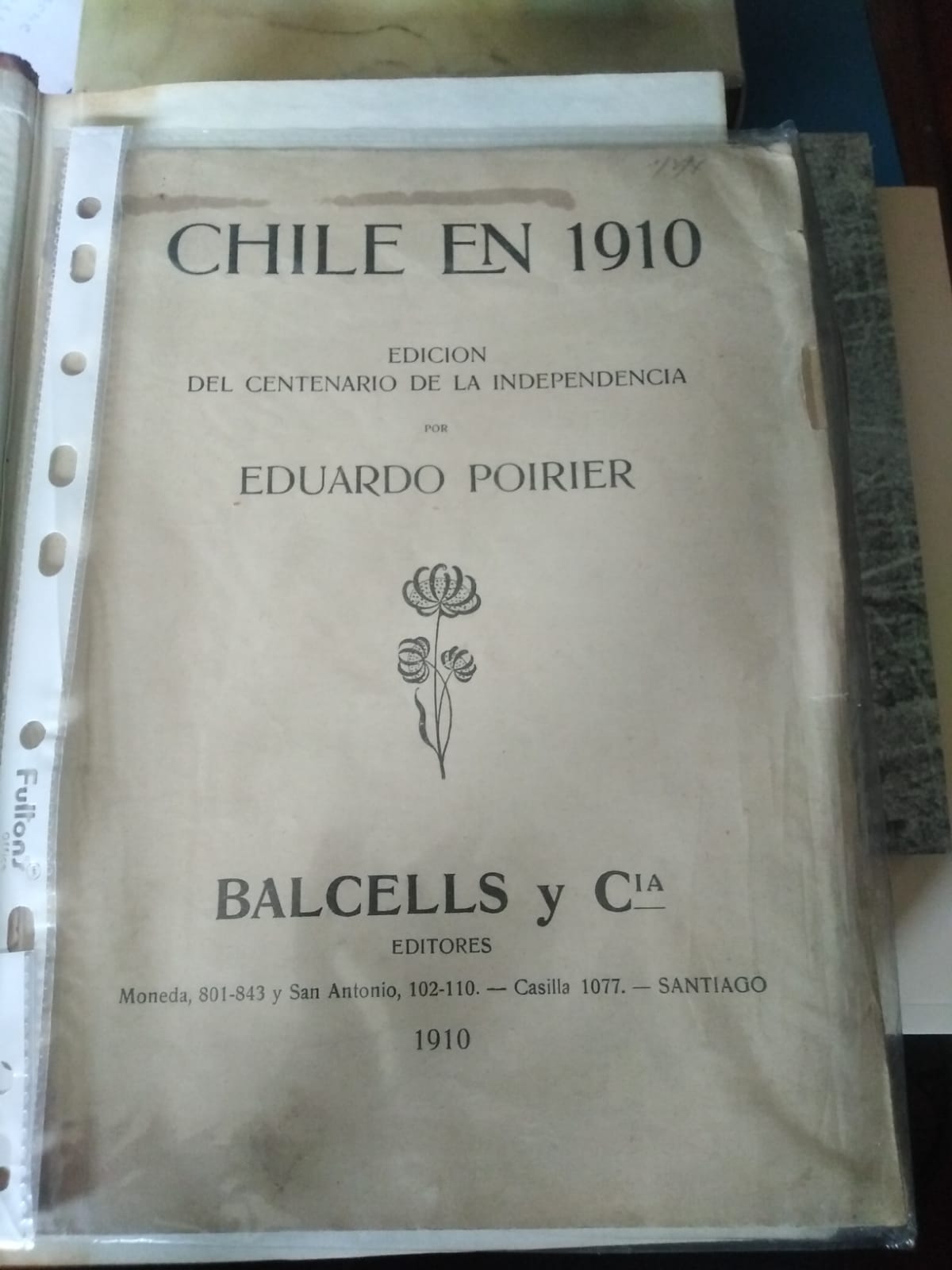 Chile en 1910 - Eduardo Poirier - 1910