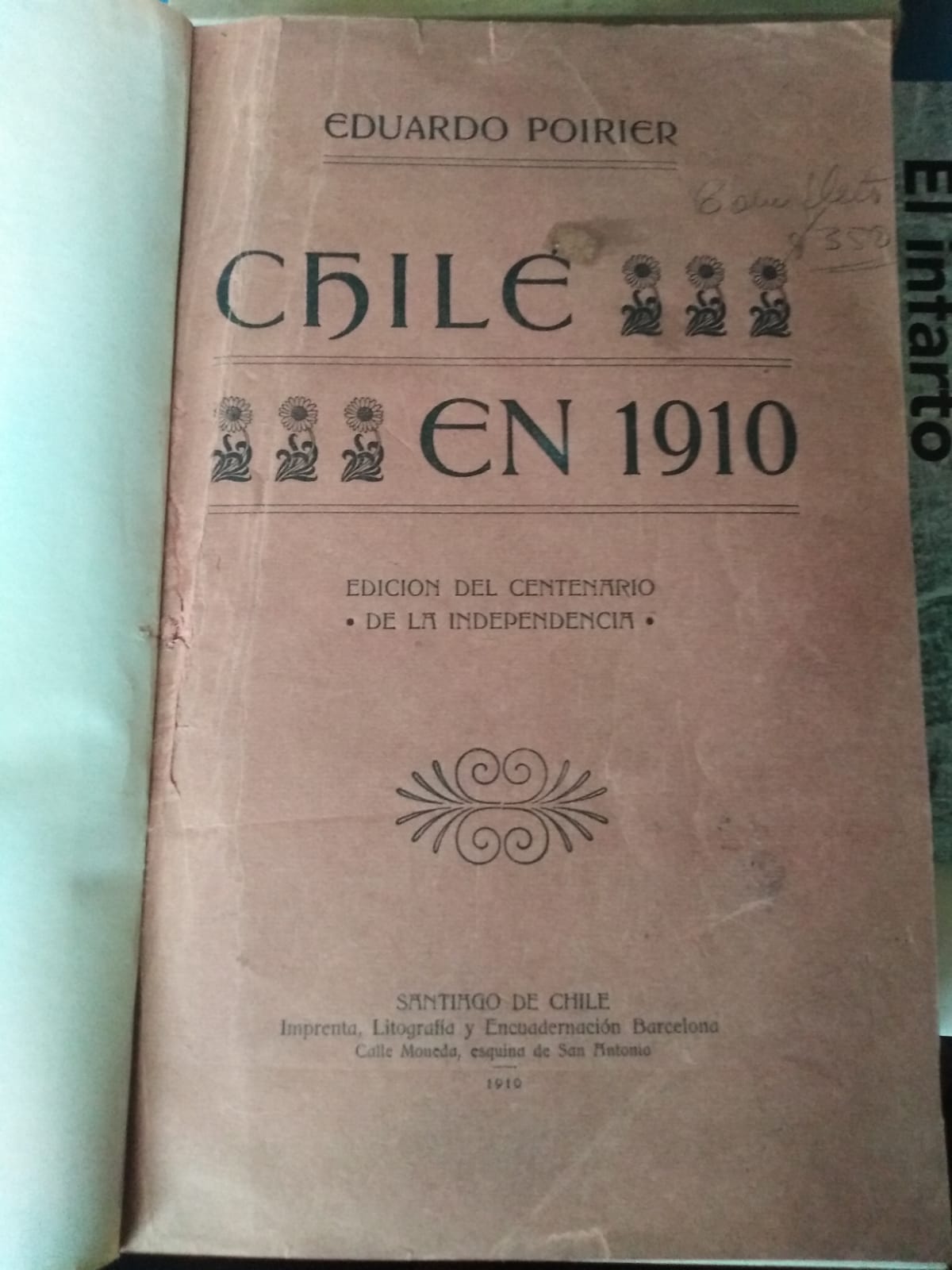 Chile en 1910 - Eduardo Poirier - 1910