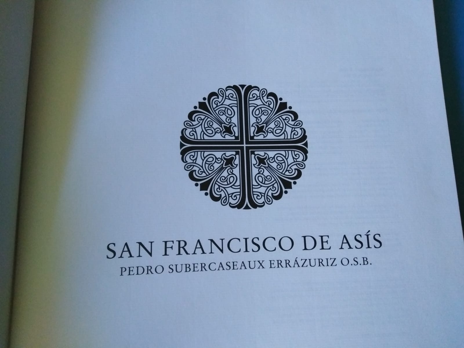 San Francisco de Asís - Pedro Subercaseaux Errázuriz O.S.B.