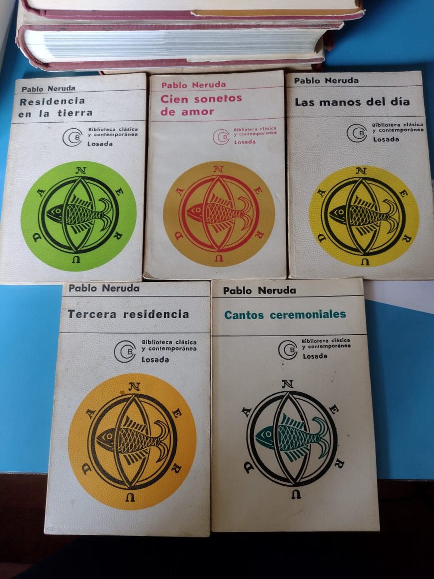 Cinco libros de Pablo Neruda