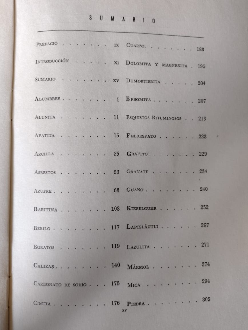 Recursos Minerales no-metálicos de Chile - Tomás Vila -1953