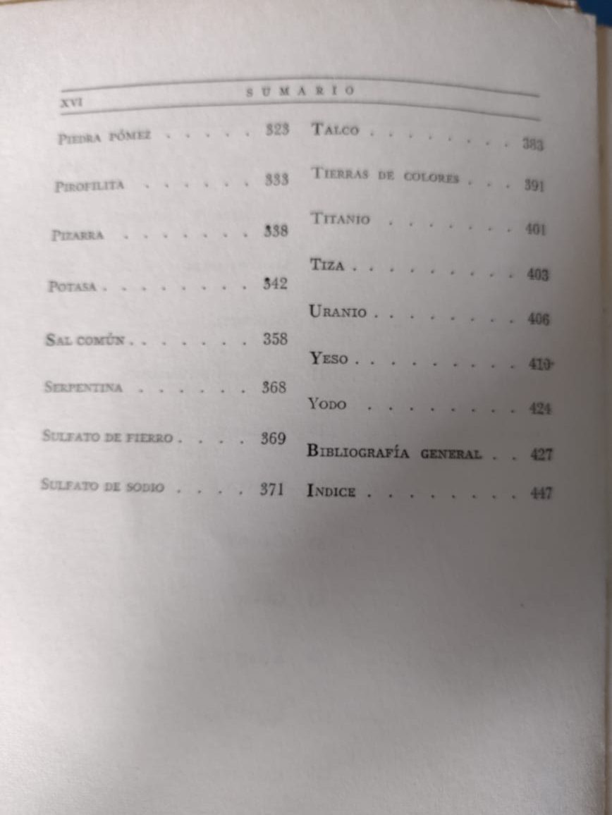 Recursos Minerales no-metálicos de Chile - Tomás Vila -1953