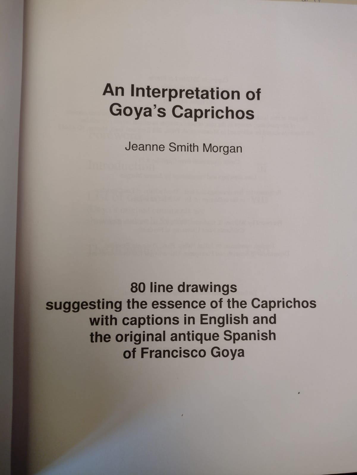 An interpretation of Goya's Caprichos - Jeanne Smith Morgan