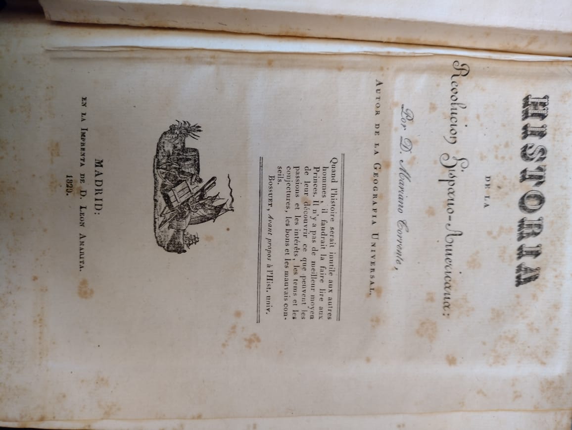 Historia de la Revolución Hispano-Americana - Mariano Torrente - 1829/30