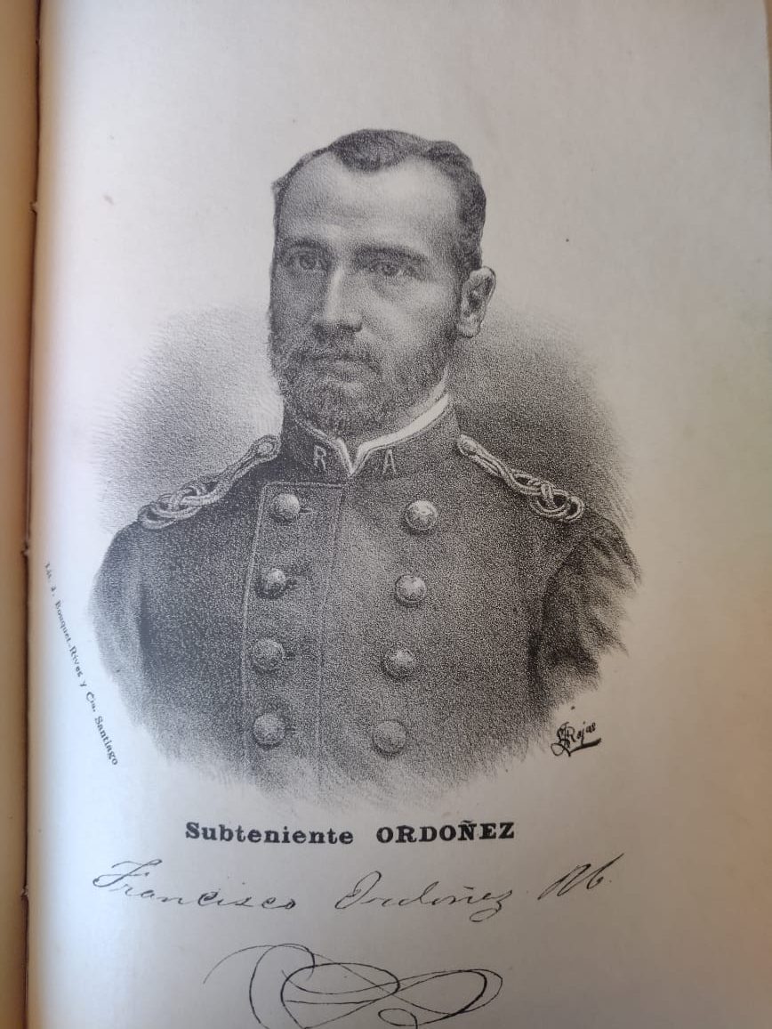 Los Representantes de la Provincia de Aconcagua en la Guerra del Pacífico 1879/1884 - Florentino Salinas - 1893