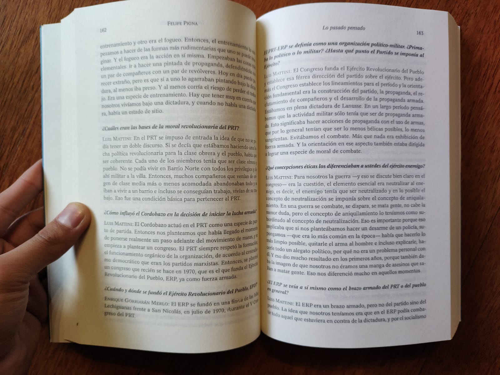 LO PASADO PENSADO ENTREVISTAS CON LA HISTORIA ARGENTINA 1955-1983 de Felipe Pigna - Imagen 2