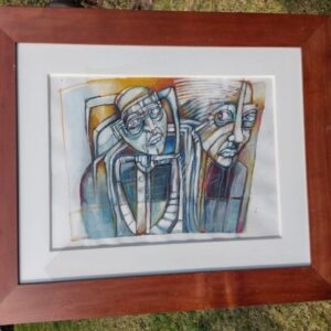 Pintura chilena: Yael Mancilla - "Rostros"