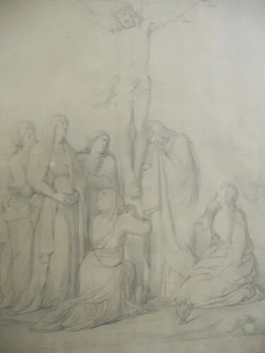 Bocetos A Tinta Y Lapiz Siglo XVIII