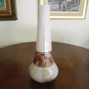 Antiguo Florero Legras Original. Gran Porte 44 Cm De Alto