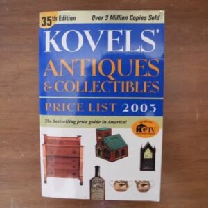 Libro Guía De Precios De Antigüedades Koveld