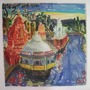Gonzalo Ilabaca Consagrado Artista Escuela Chilena India